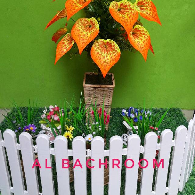 BUNGA ANTHURIUM ARTIFICIAL TANGKAI 24 B8016 BUNGA PLASTIK DEKORASI RUMAH