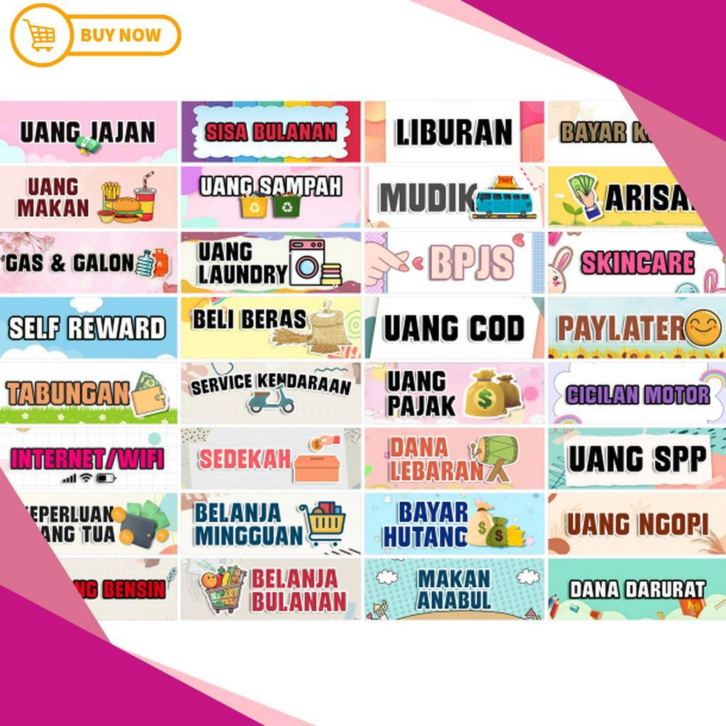 

STOCK TERUPDATE AZAHRA STIKER BUDGETING STIKER MURAH 32 KOTAK STIKER DOMPET DISIPLIN STIKER KEGUNAAN