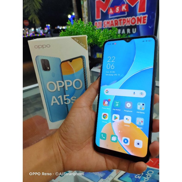 Oppo A15s ram 4/64 like new umur 4 hari
