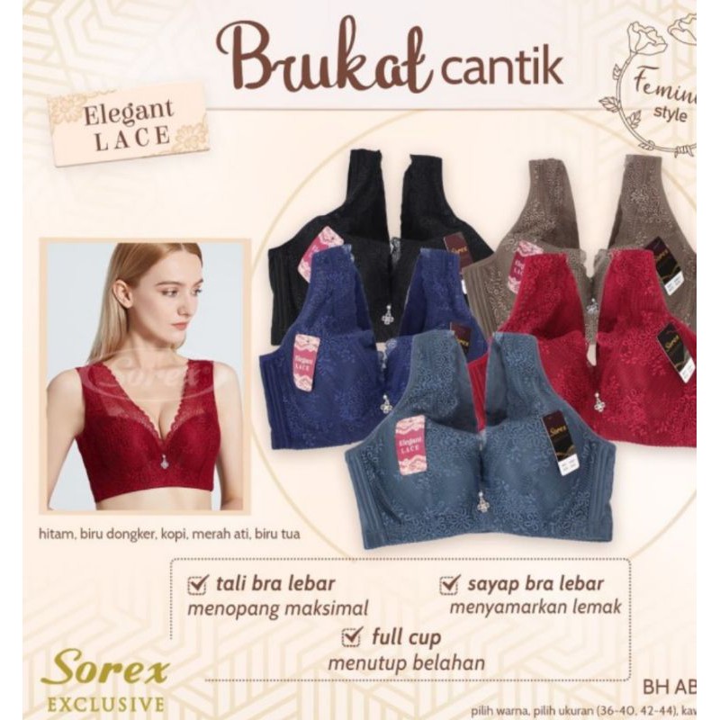 Bh Sorex AB 901 brukat cantik penutup lemak