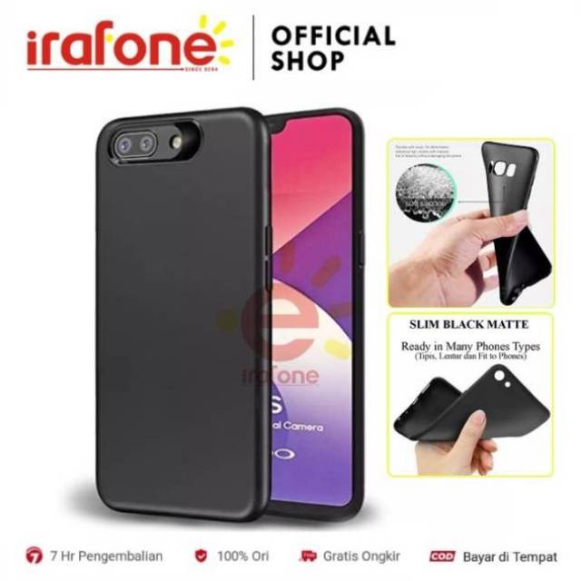 Oppo A31 / Oppo A9 2020 / Oppo A5 2020 Soft Case Slim Black Matte Cover Silikon Softcase Case