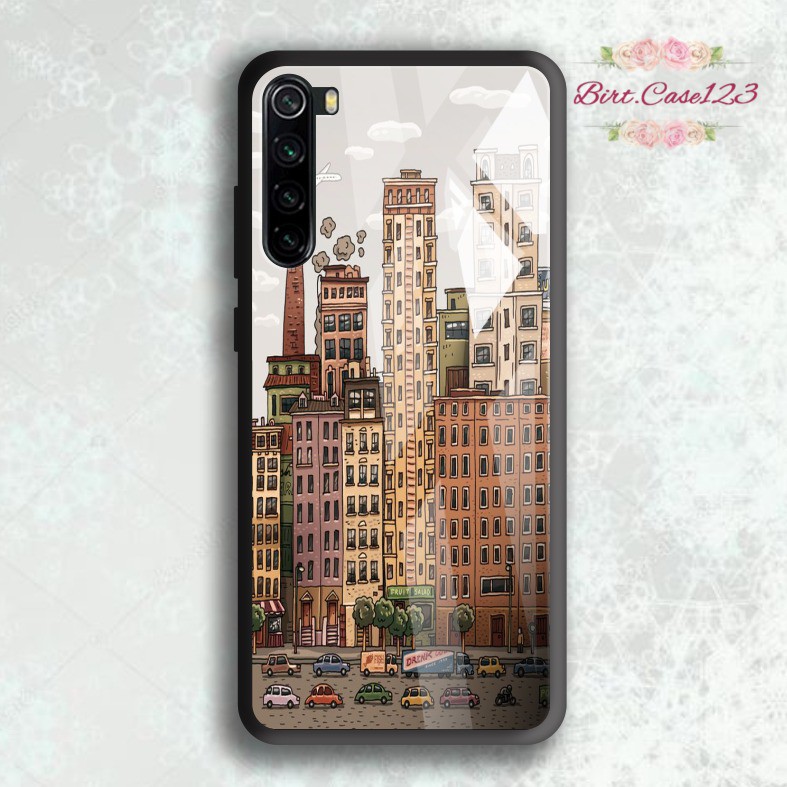 BC Case softcase silikon Gambar BUILDING back case glass oppo samsung vivo xiaomi realme all type