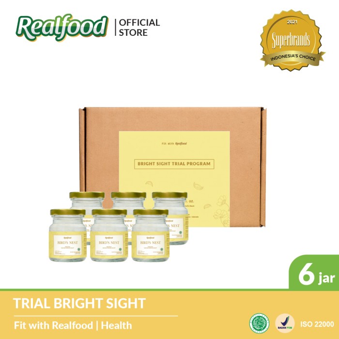 

✨COD✨ Realfood Trial Bright Sight Minuman Sarang Burung Walet + Vitamin Mata
