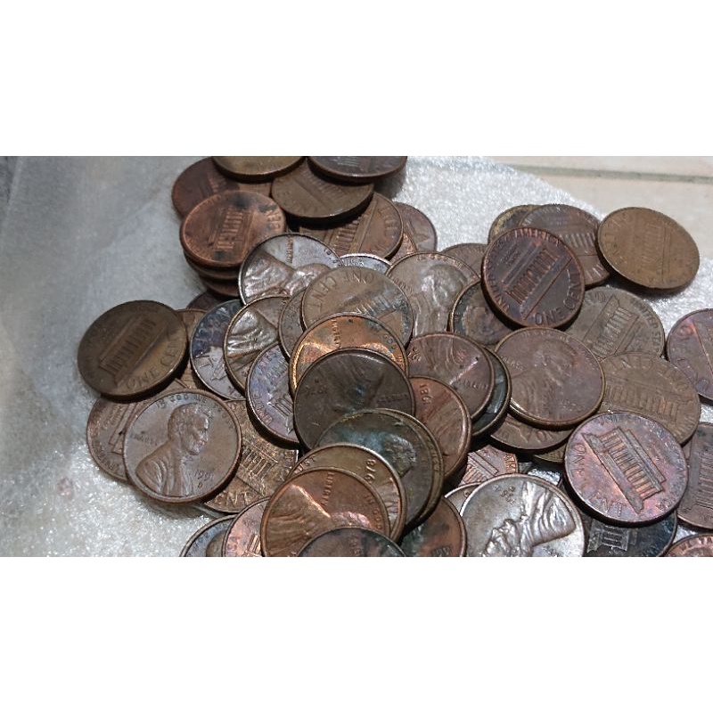 koin one cent Amerika#1 cent Amerika tahun campur