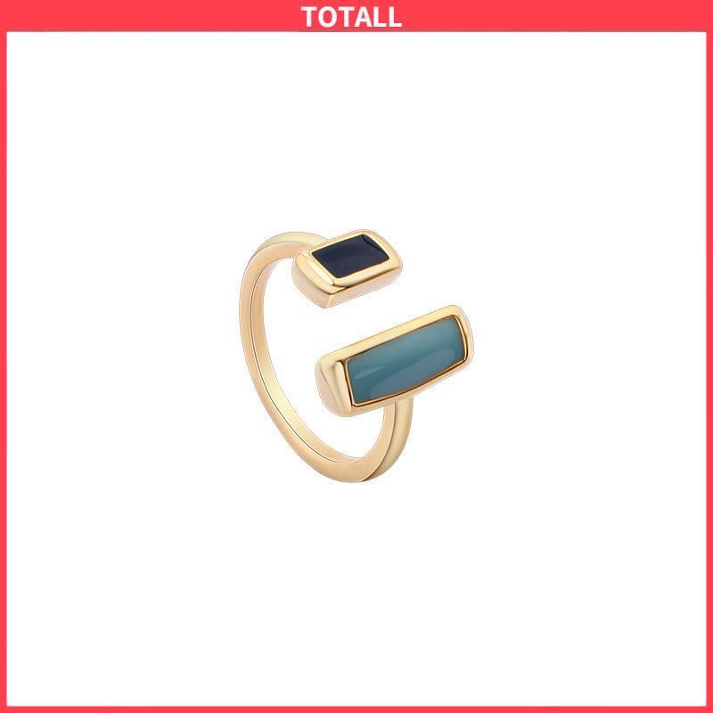 COD 1Pc Retro Fashion Cincin Sederhana Geometris Terbuka Wanita Aksesoris Mode-Totall