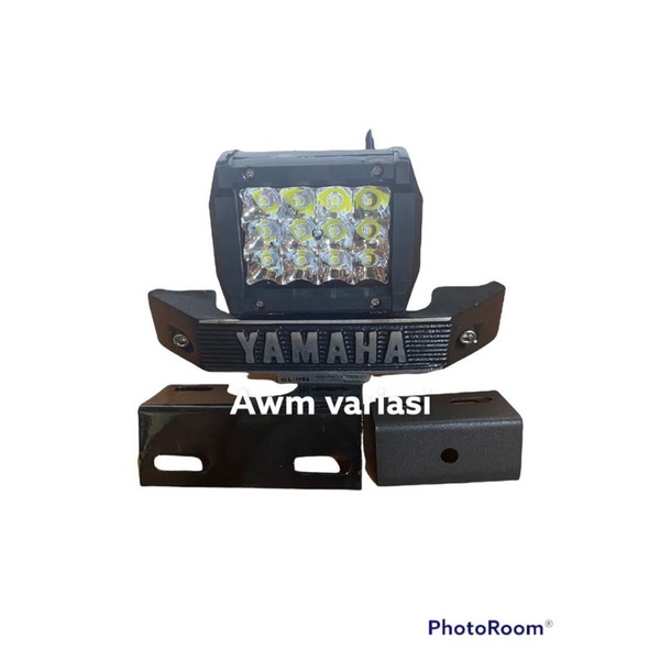 Lampu Depan 12 LED Set Kumis RX King Hitam Gold Hitam Silver RX King RX Spesial Bandung Style