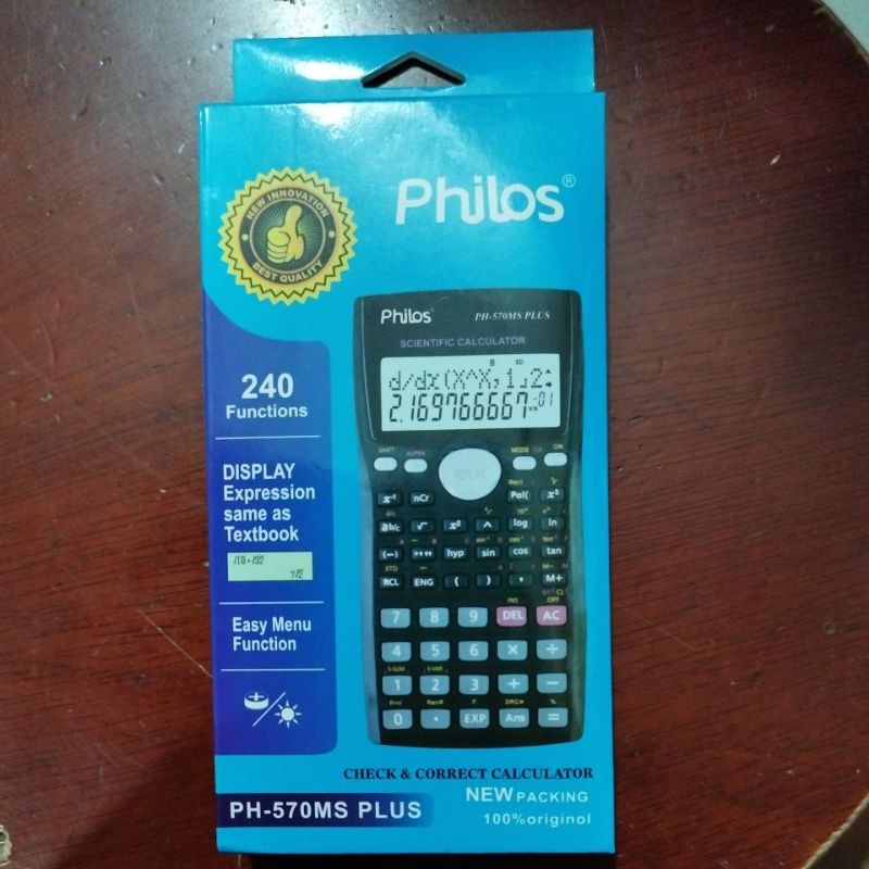 

Calculator Scientific PHILOS