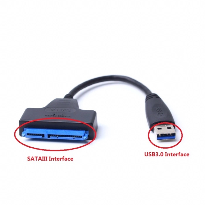 USB 3 Cable Kabel To Sata HDD SSD Converter