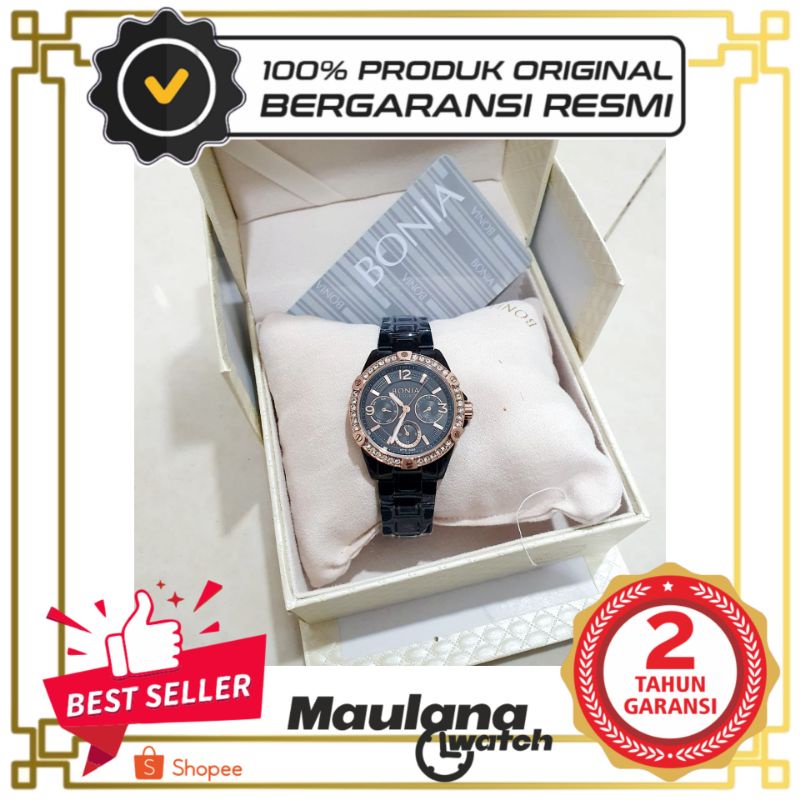 Ready stock JAM TANGAN PRIA WANITA | RANTAI | KULIT | KARET | MURAH | Wanita - Bonia tesoro BNB10296