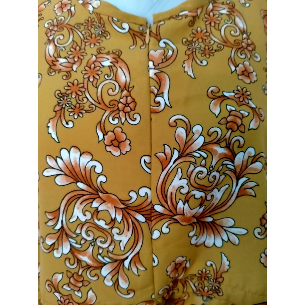 HOME DRESS MONALISA MOTIF SULTAN