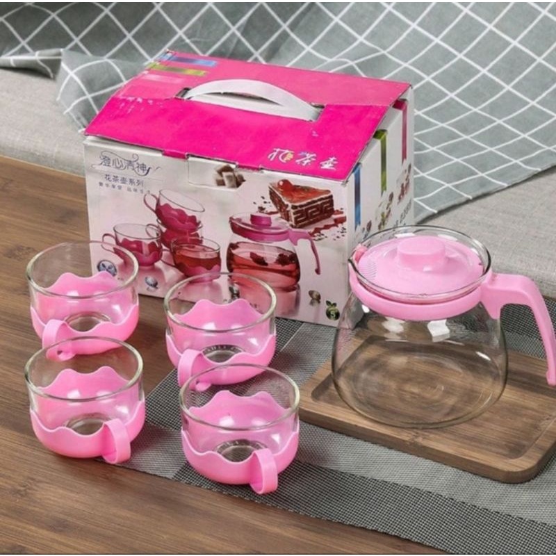 teapot set 5 in 1