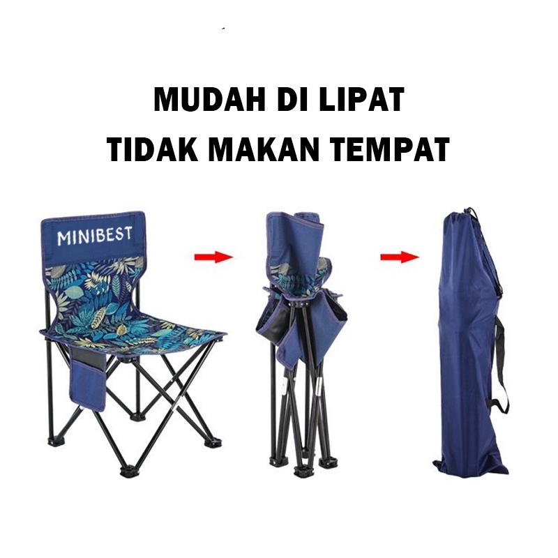 SB Kursi Lipat Camping Kursi Lipat Outdoor Portable Kursi Gunung Bangku Extra Besar Super Kokoh