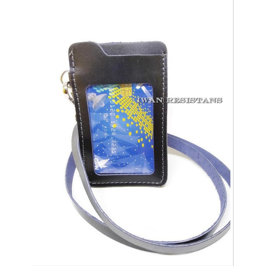 

ID Card Holder Kulit Asli ,Name Tag holder Kulit Asli