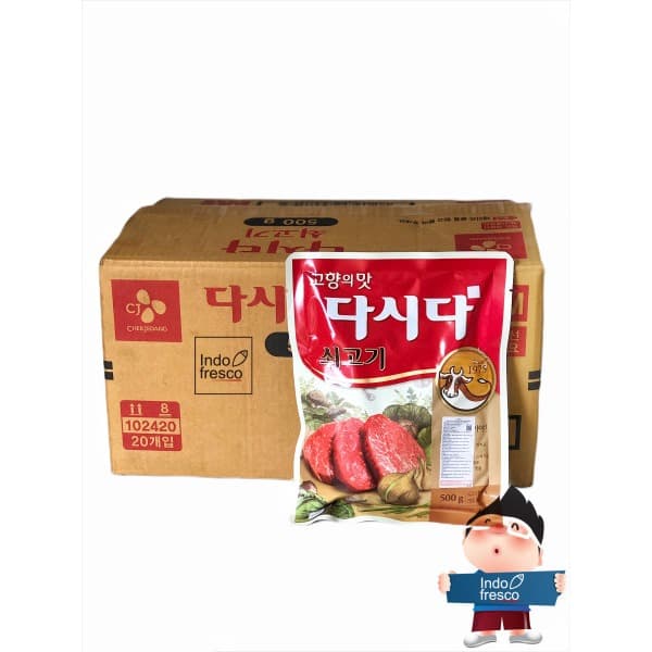 

Spesial Promo - Cj Sogogi Dashida Beef Soup Stock- Bumbu Kaldu Sapi 500G