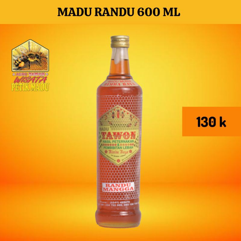 

madu randu rimba raya 600 ml kesehatan madu