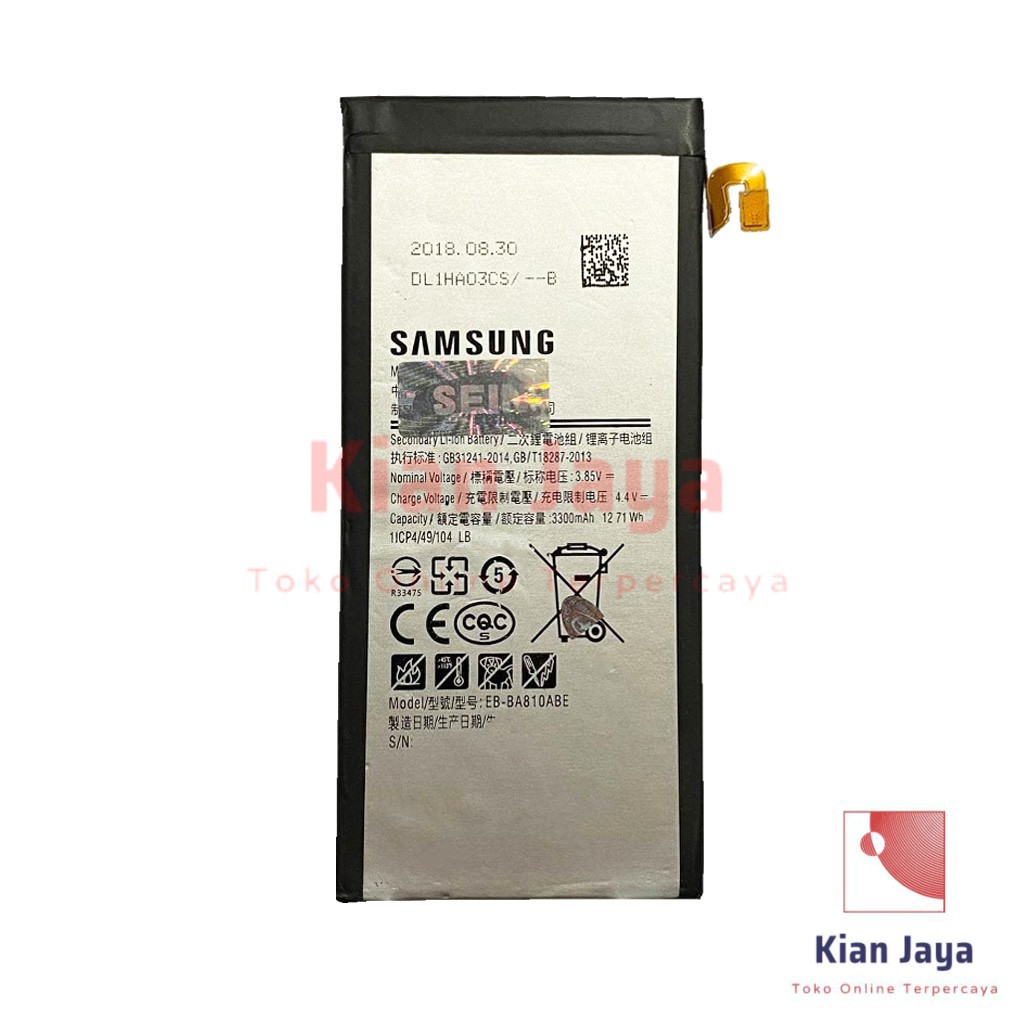 [Garansi 100% Ori] Baterai Samsung Galaxy A8 2016 / EB-BA810ABE Batre Battery Hp A810 Original