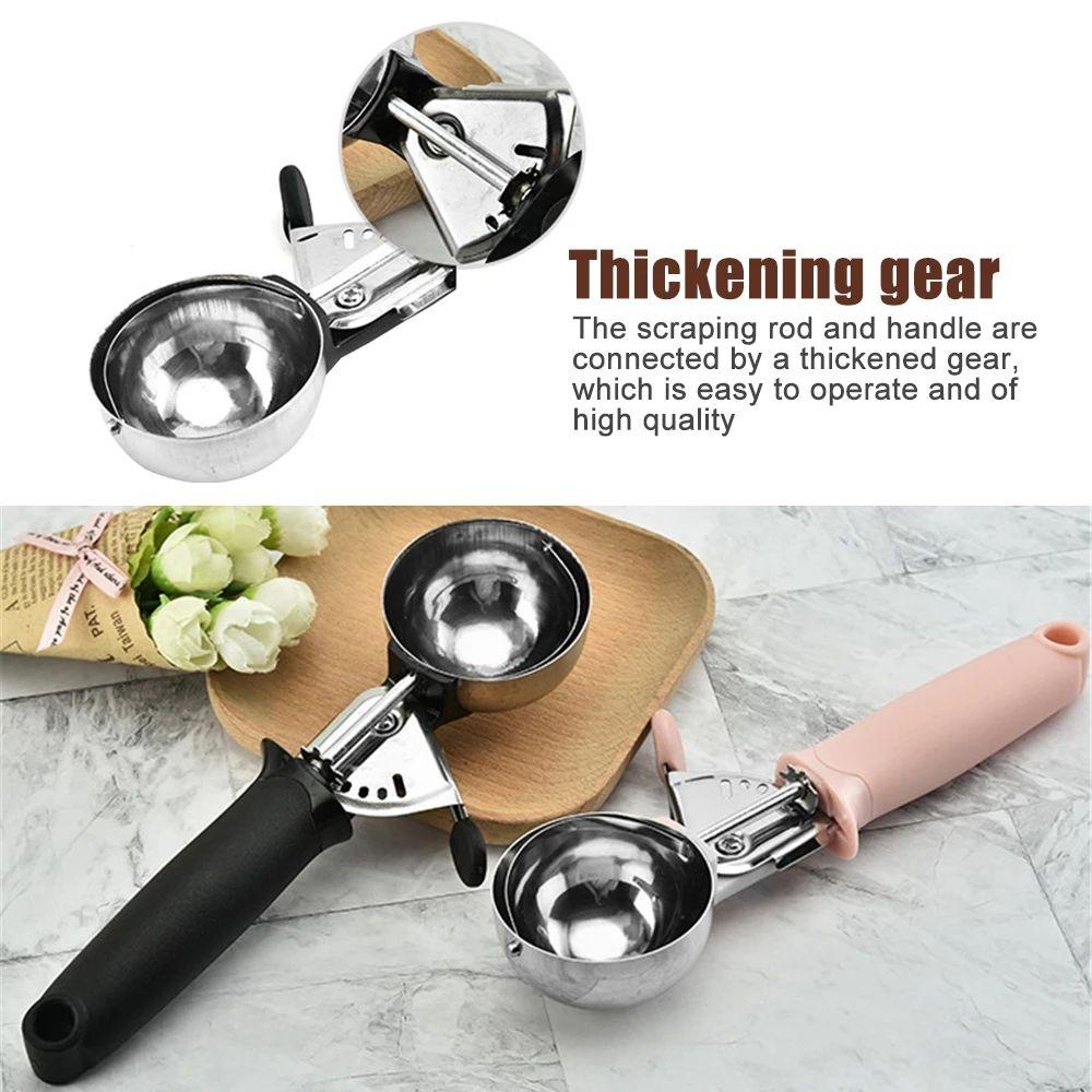 Chookyy Ice Cream Scoop Stainless Steel Metal Cookie Scoop Mash Sendok Kentang Ball Scooper