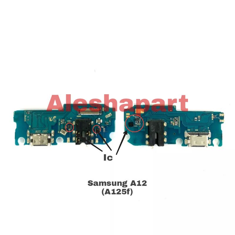 PCB Board Charger SAMSUNG A12/Papan Flexible Cas SAMSUNG A12