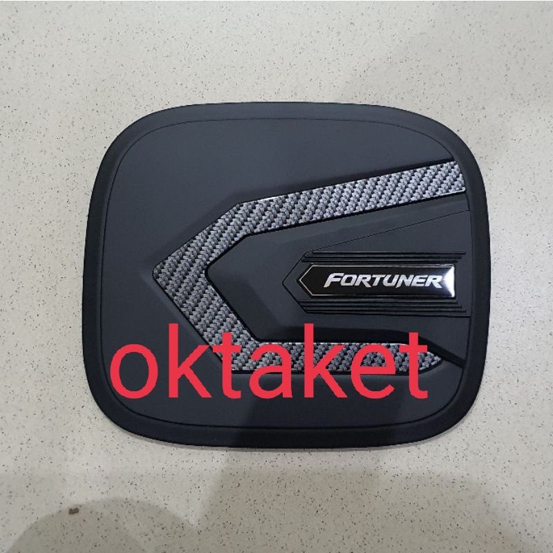 tank cover all new fortuner 2016 hitam list carbon