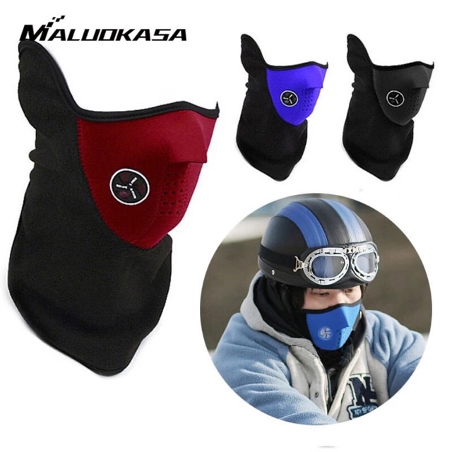 IMPORT Masker Wajah Mulut Hidung Salju Musim Dingin Motor