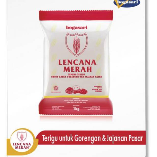 

TEPUNG TERIGU LENCANA MERAH 1KG