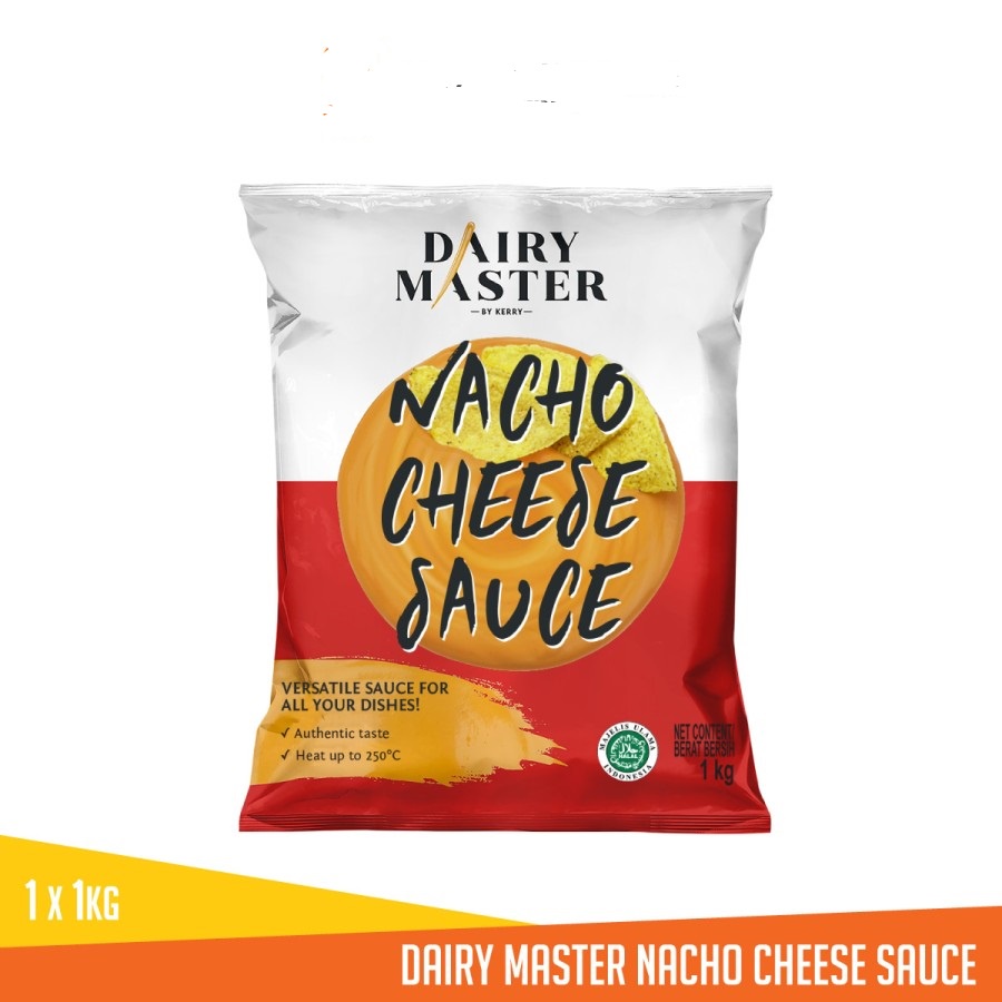 NACHO CHEESE SAUCE DAIRY MASTER 1KG SAUS KEJU NACHOS HALAL