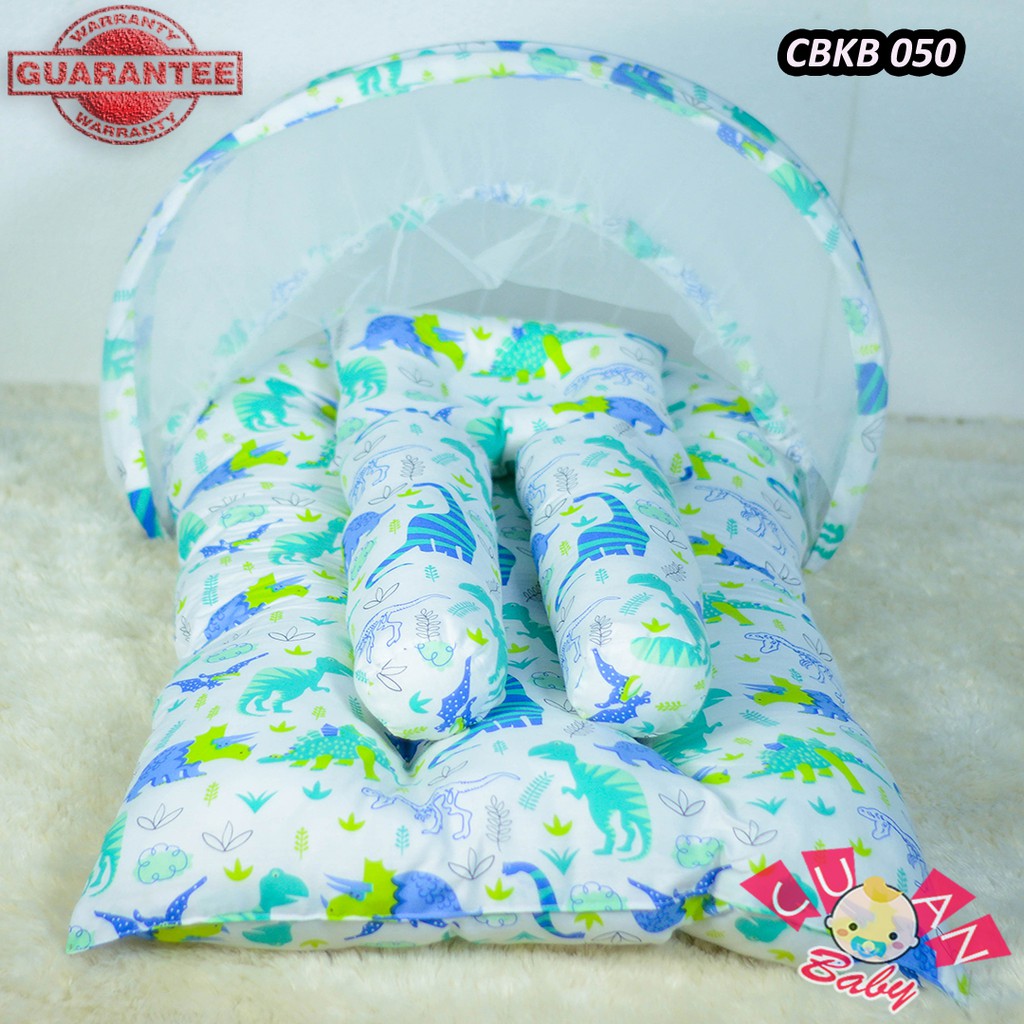 Kasur Bayi Kelambu Motif Dino Time Perlengkapan Tidur Bayi Anti Kasur Bayi Kelambu Motif Dino Time Perlengkapan Tidur Bayi Anti