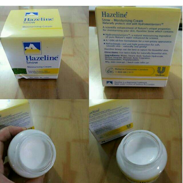 Hazeline snow white 100gr 100% Original