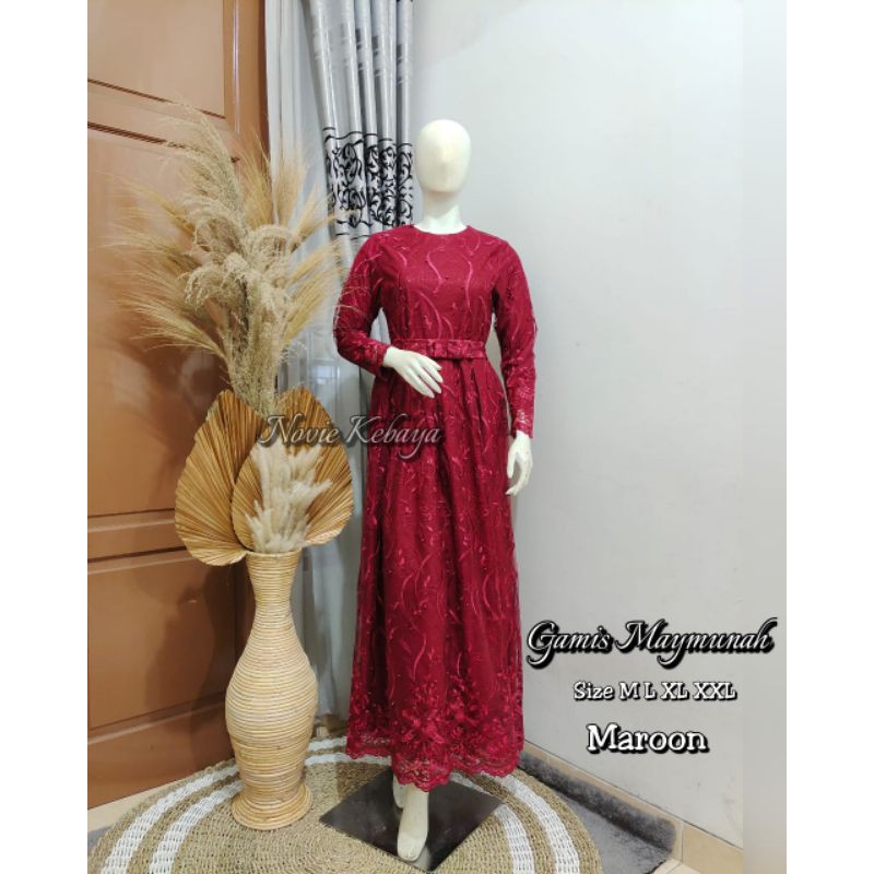 gamis cantik maymunah novie kebaya