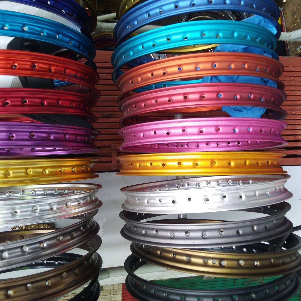 Velg Pelak Jari Titan 140 ring 17 Aloy Kilat Kulit Jeruk Exel