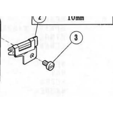 1216 Screw / Baut Pegasus L32 Mesin Jahit Obras