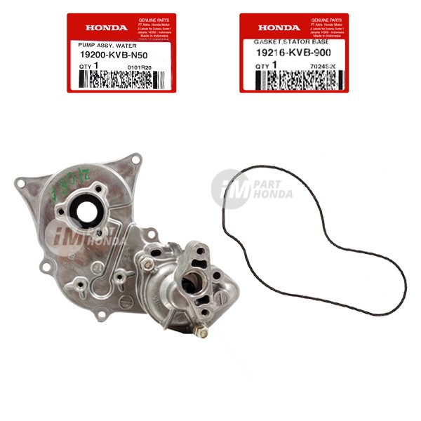 SALE  19200-KVB-N50 19216-KVB-900 WATER PUMP & GASKET STATOR BASE VARIO 110 CW OLD TECHNO KARBU