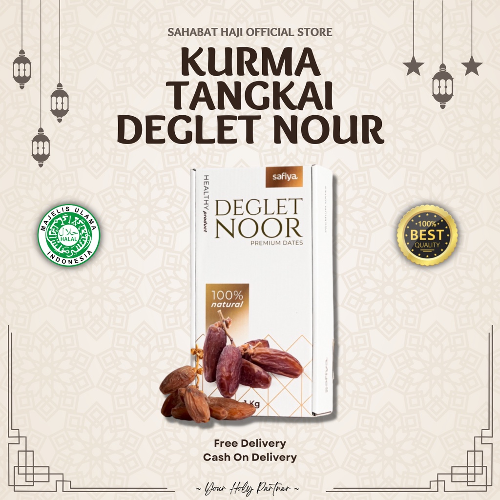 

Kurma Tunisia Tangkai Deglet Noor 1 Kg | Kurma Tunisia Asli Kualitas Grade A