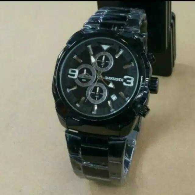 Jam tangan pria quik silver crono aktif