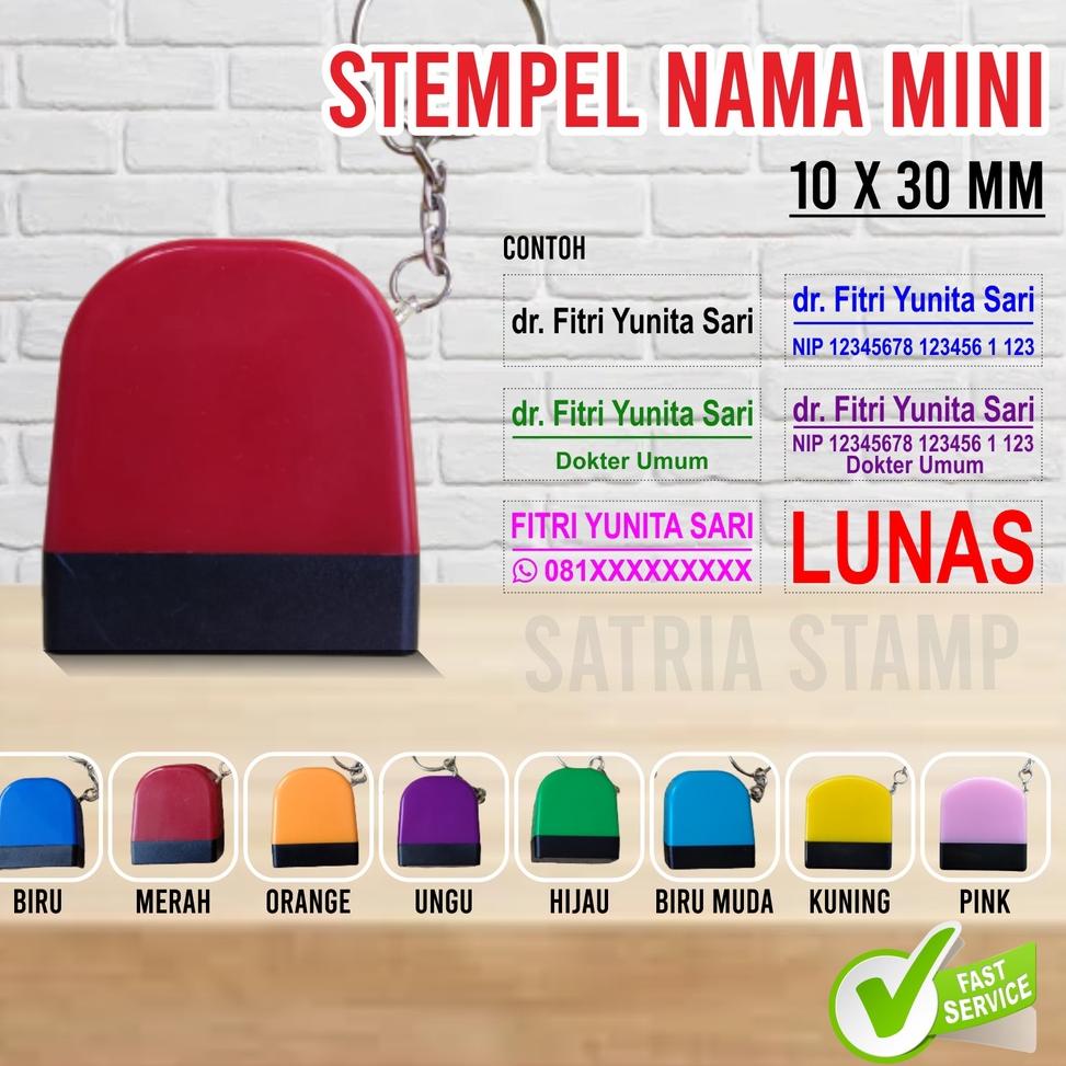 

(F6U2) ★ Stempel Nama Dokter Bidan Perawat Apoteker HP WA Stampel Usaha Toko Lunas Konter Gantungan Kunci1030 //Asli@diskon