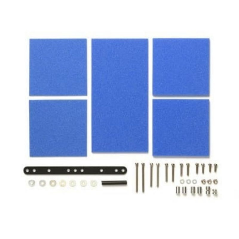 TAMIYA 15512 BRAKE SPONGE SET MILD BLUE (1/2/3MM )