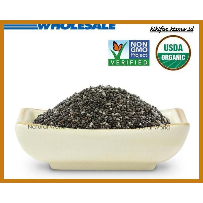 

Makanan-Kering- Organic Black Chia Seeds 300 Gr -Aneka.
