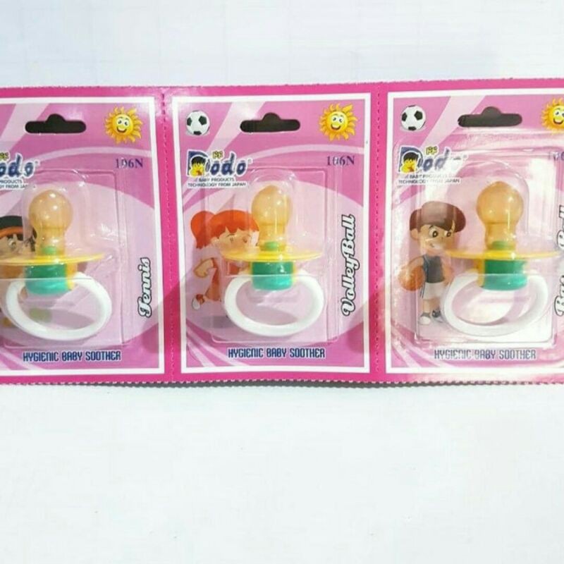 Baby Soother Dodo Empeng Bayi Kuning Rubber Karet Murah