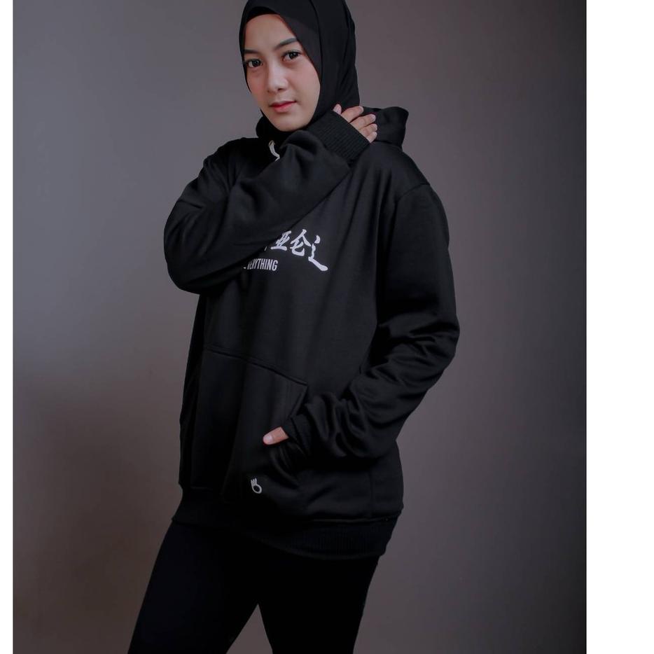 NH1247 Sweater Hoodie Pria Wanita Distro Keren Unisex The Bojiel Katak Jepang Kanji Hodie Premium Or