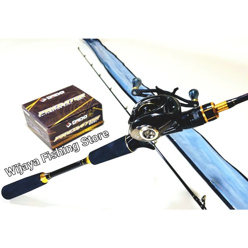 Set Joran BC Casting Oncak Baltic 180 dan Reel BC Daido Predator FREE PE