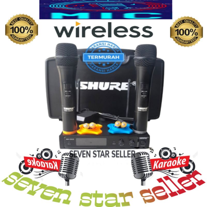 microphone wireless shure/mic wireless handheld