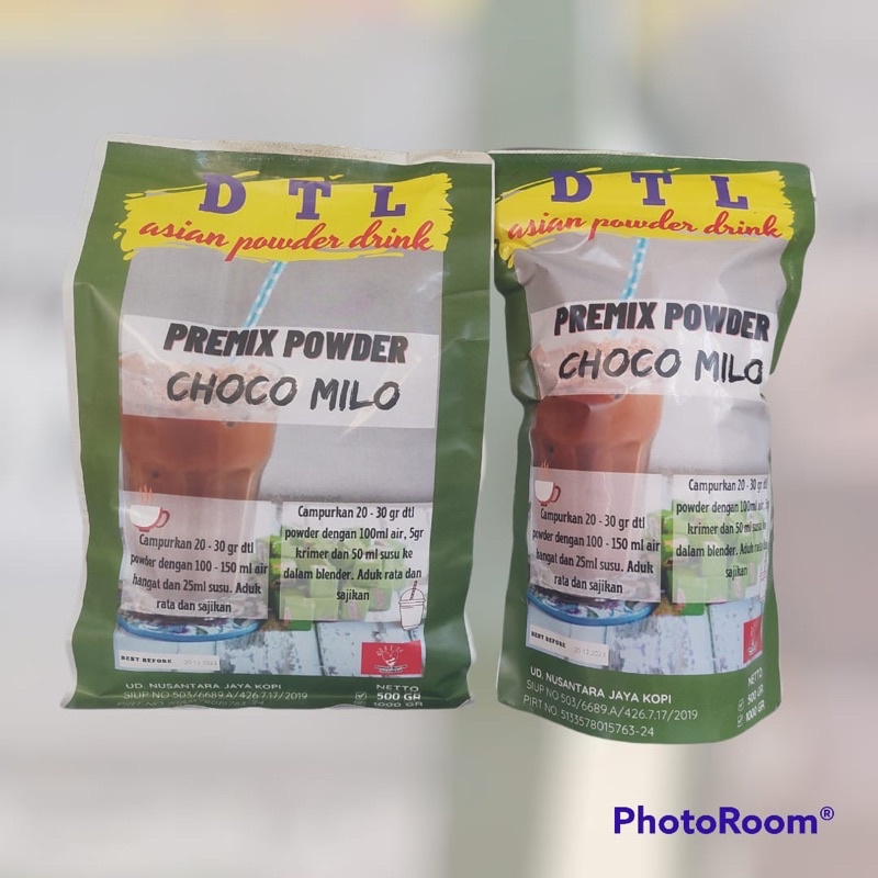 

Powder Drink Bubuk minuman DTL Premix Varian Choco Milo