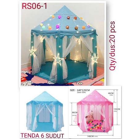 Tenda Mainan Anak Model Princess Import RS-06