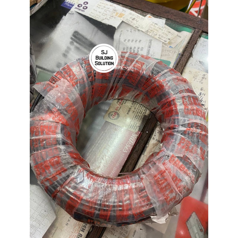 Kabel Listrik PRABA Tunggal NYA 2,5MM Roll 100M HITAM BAGUS SNI