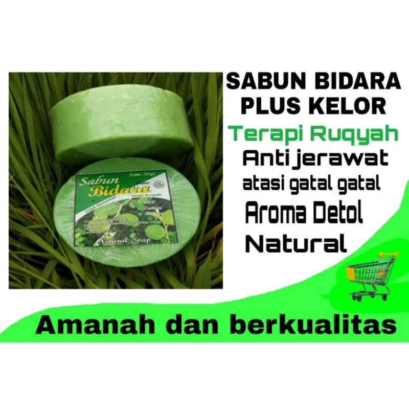 Sabun Bidara Original Hijau 50gr plus kelor dan plus VCO