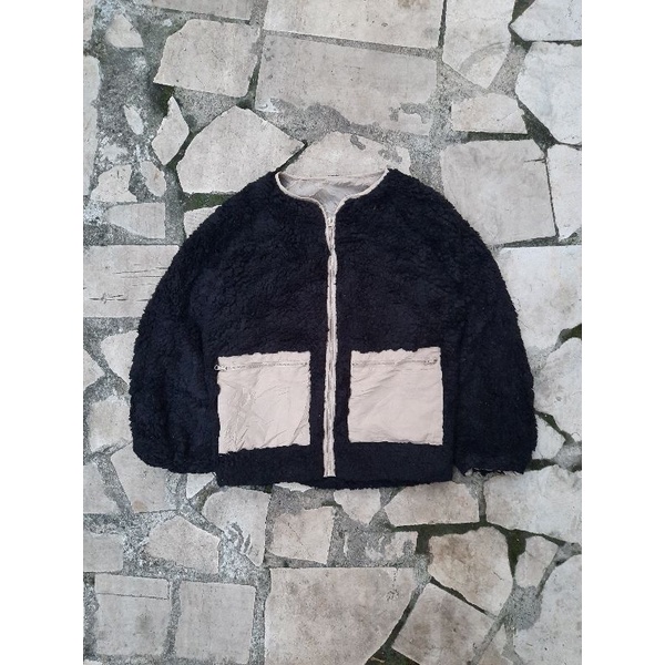 JAKET SHERPA AIRLY MOMO PILE SHERPA JACKET