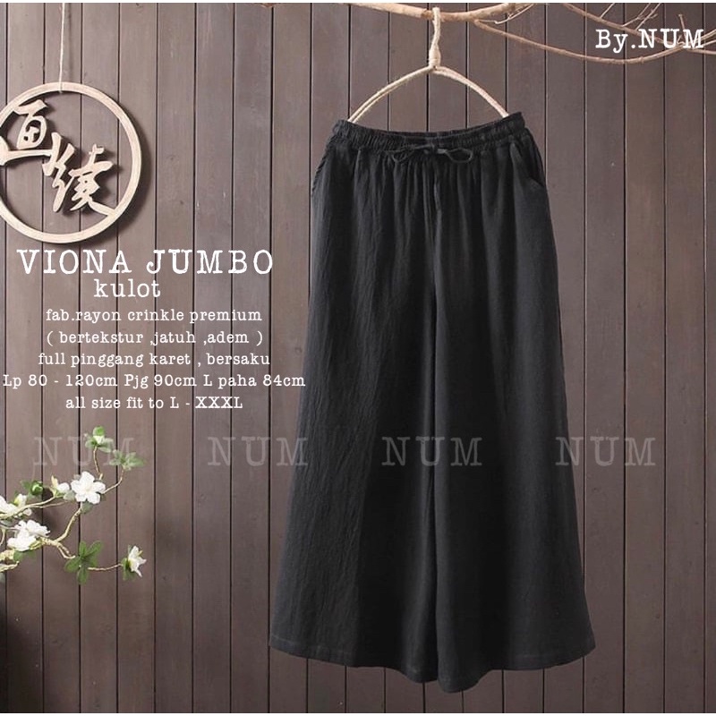 VIONA JUMBO KULOT / celana kulot jumbo