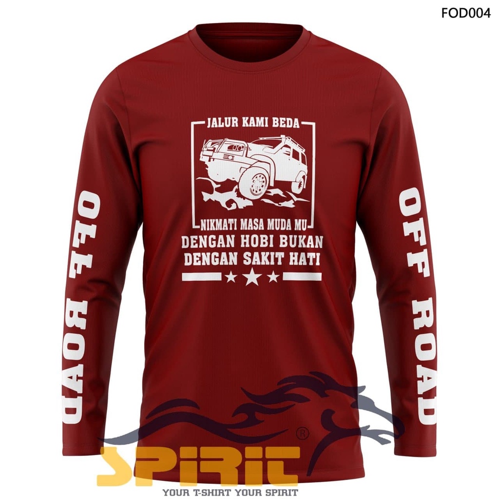 Kaos distro pria / tshirt Tangan Panjang TERBAIK TERMURAH motivasi anak muda HOBI off road