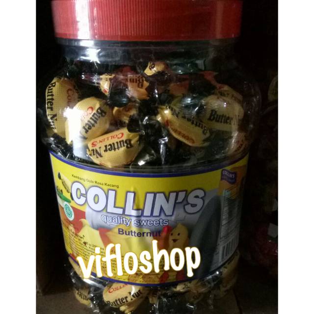 

Permen Kacang Butternut (Butter Nut) Collin's Toples collin