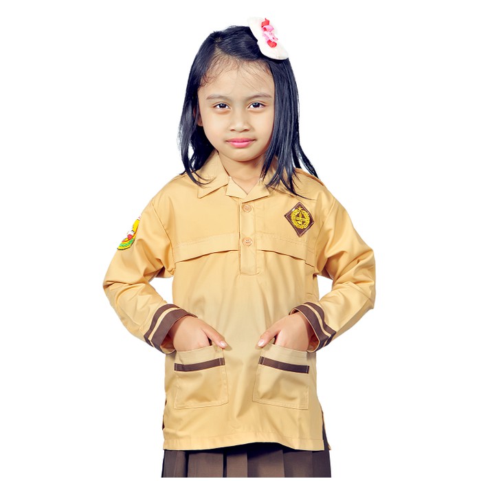 Jual baju pramuka anak perempuan sd   seragam pramuka anak perempuan sd Berkualitas